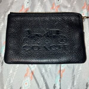 Coach Black Pebbled Leather wallet